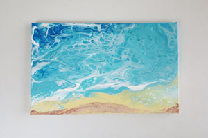 EWD Acrylic Fluid Painting Intertidal 2 th