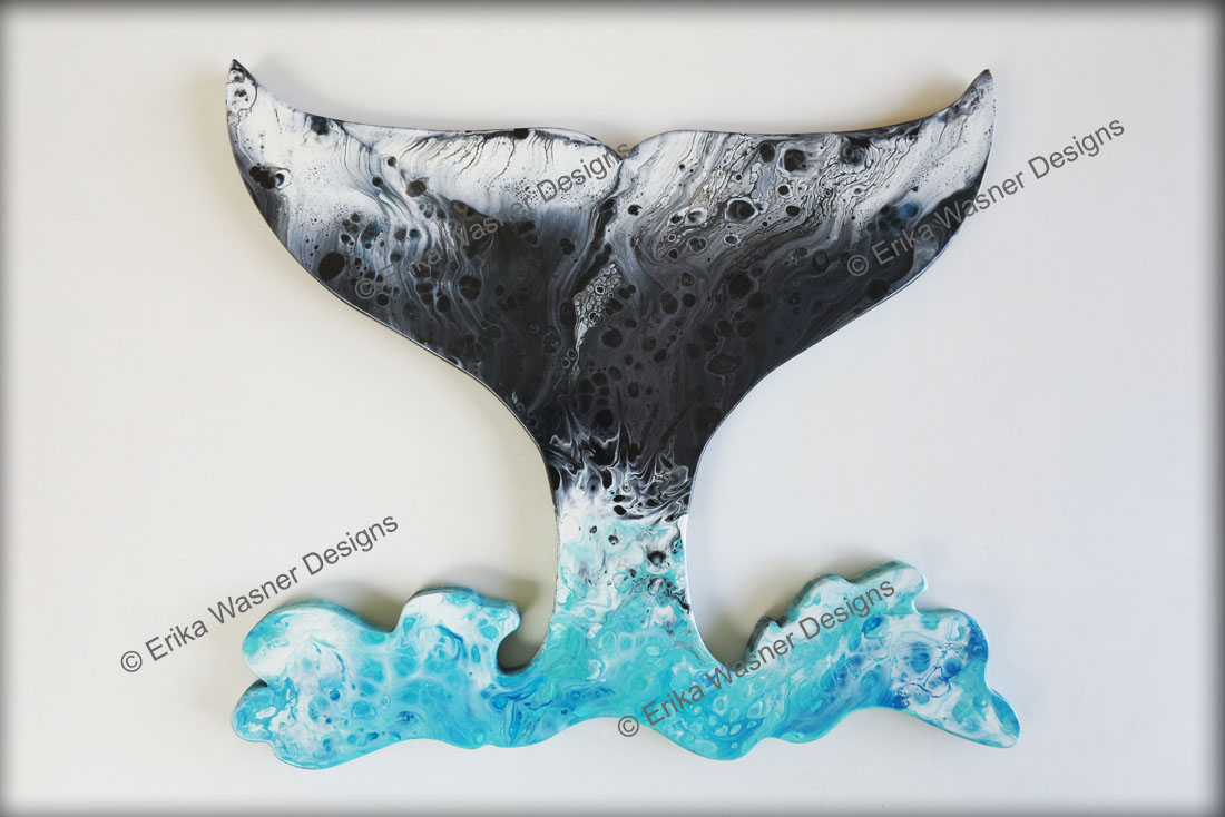 EWD Acrylic Fluid Painting WhaleTail